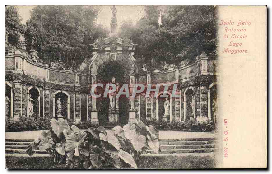 CPA Isola Bella Rotonde Di Ercole Lago Maggiore 