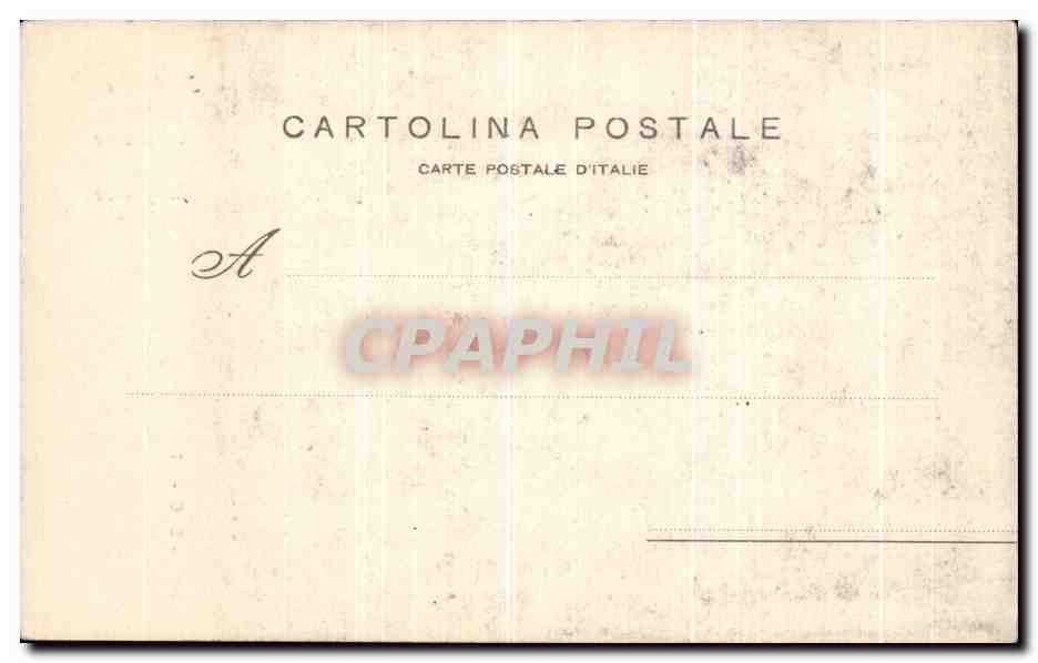 CPA Isola Bella Rotonde Di Ercole Lago Maggiore  — Rückseite
