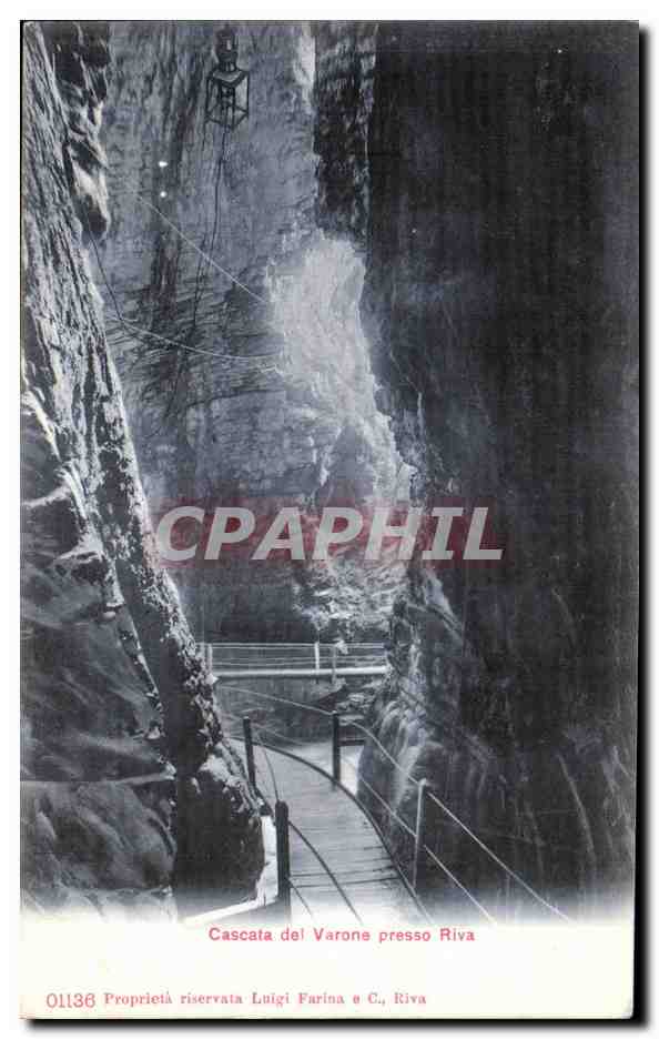 CPA Cascata Del Varone Presso Riva