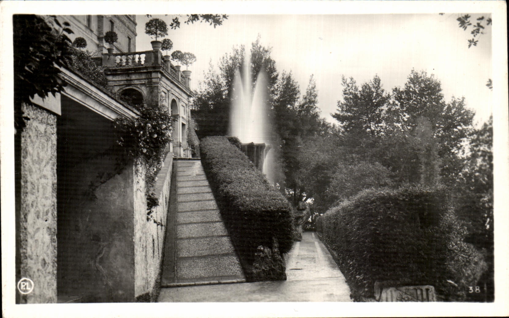CPA Tivoli Viale A Fontana Del Bicchierone 
