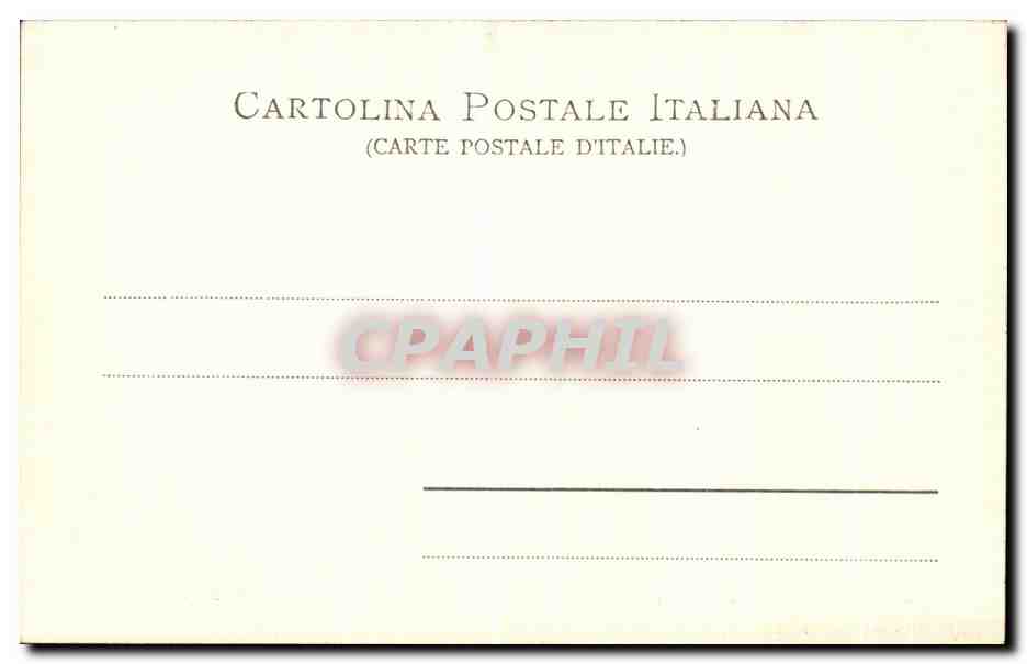 CPA Giardino Della Villa Serbelloni Lago Di Como  — Rückseite