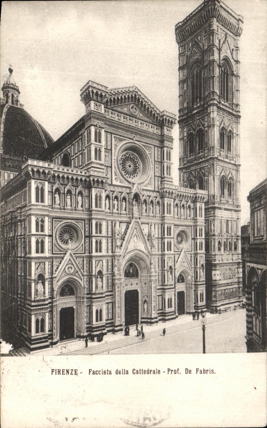 CPA Firenze Facciate Della Cattedrale Prof De Fabris