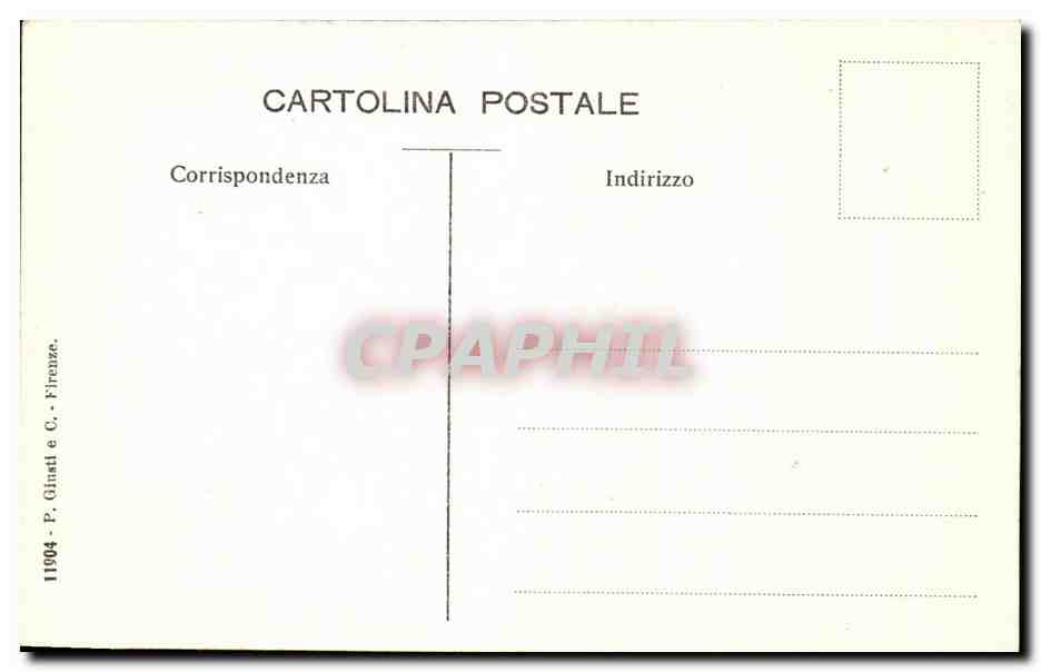 CPA Firenze Hi Portico Degli Uffizi Palazo Vecchio  — Verso