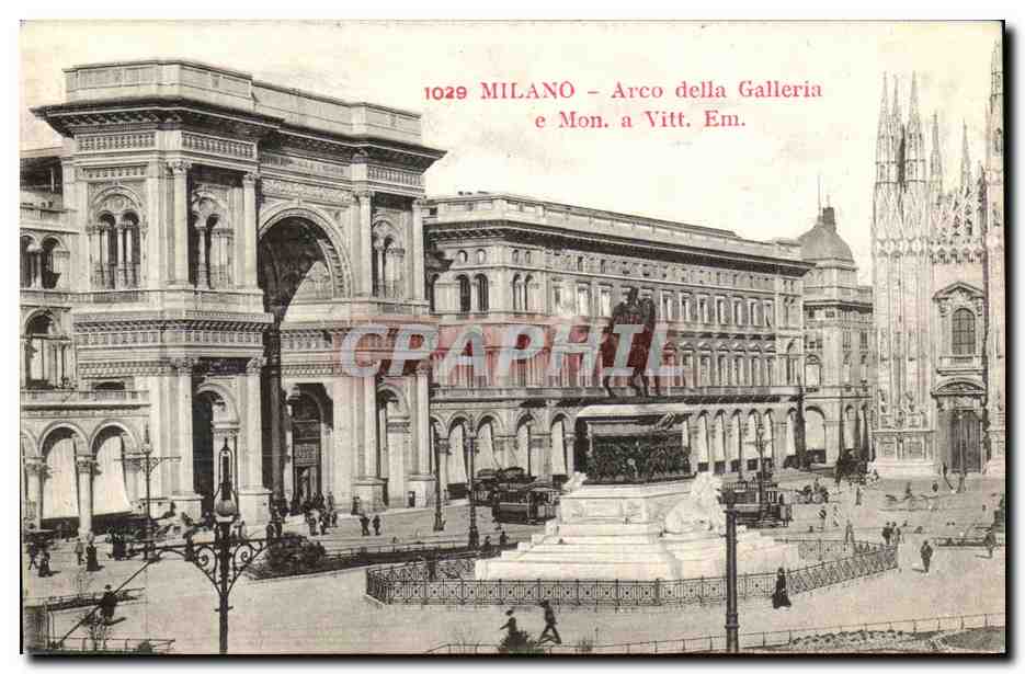 CPA Milano Arco Della Galleria E Mon A Vitt Em 