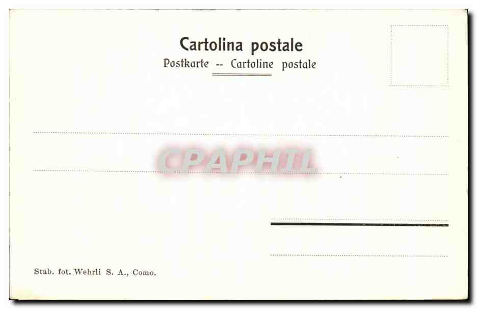 CPA Isala Bella Sala di Gobelins — Rückseite