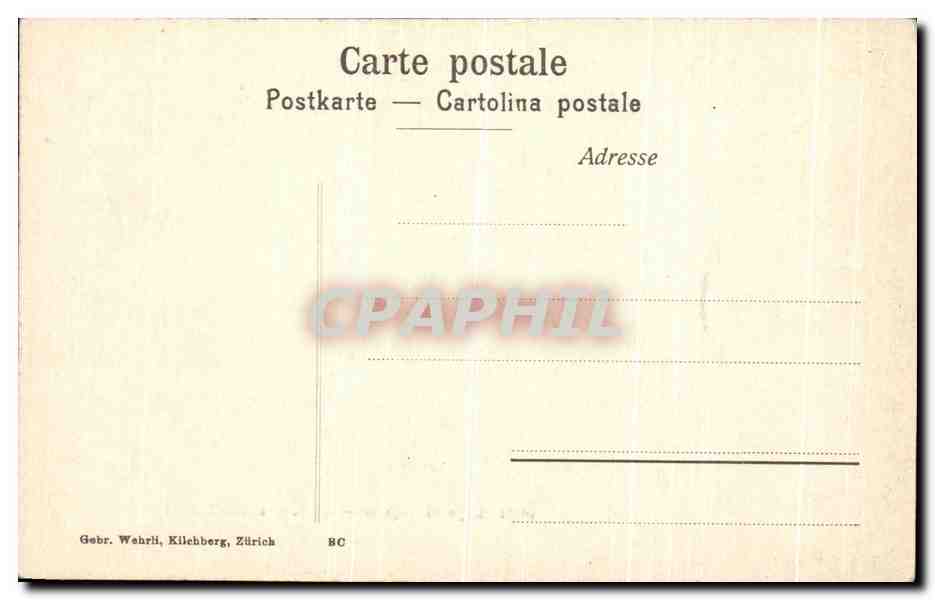 CPA Lago Di Lugano Castello E San Mamette  — Rückseite