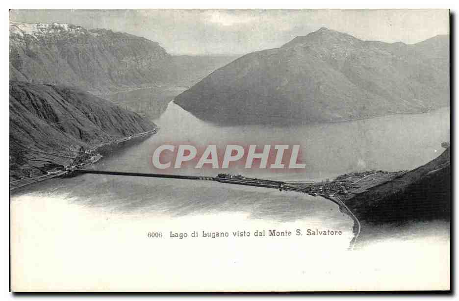 CPA Lago Di Lugano Visto Dal Monte S salvatore 