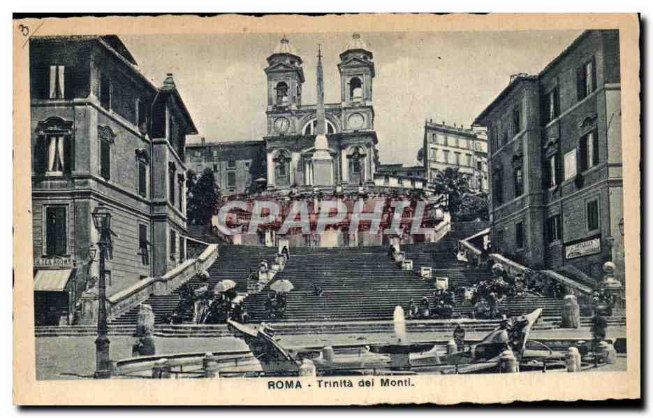 CPA Roma Trinita Del Monti 