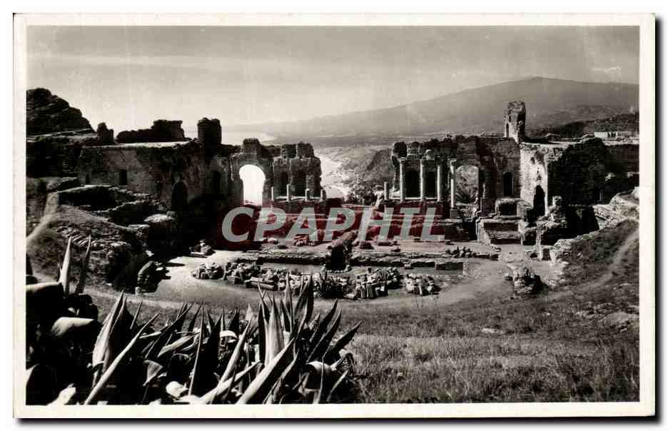 CPA Taormina Veduta Dal teatro Antico 