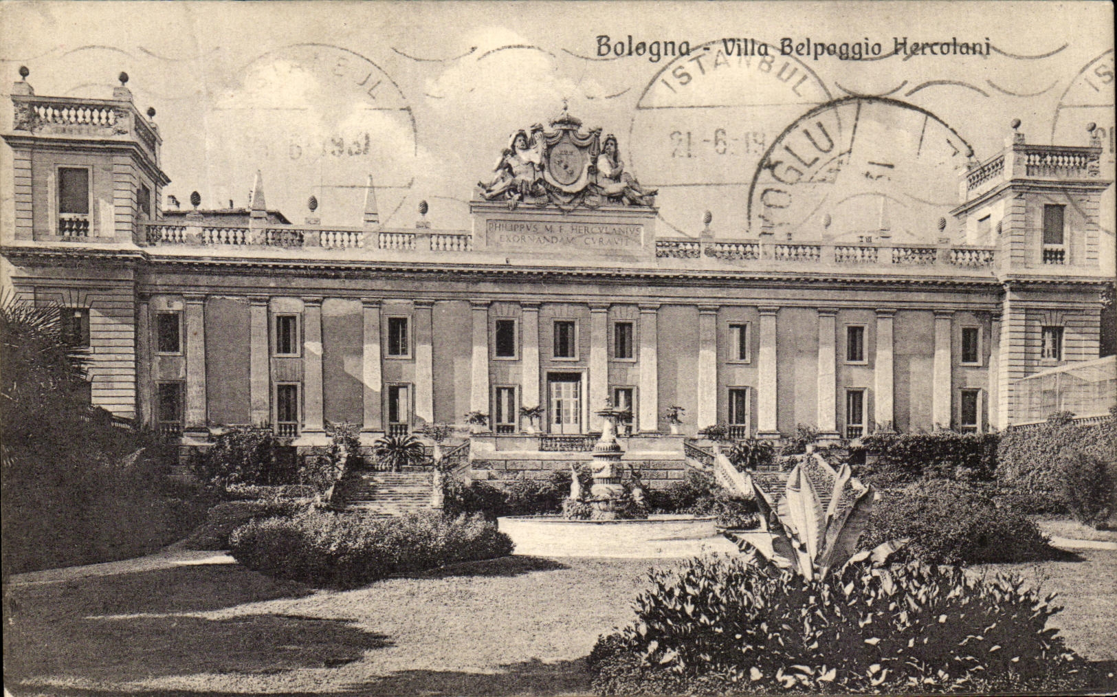 CPA Bologna Villa Belpoagio Hercolani 
