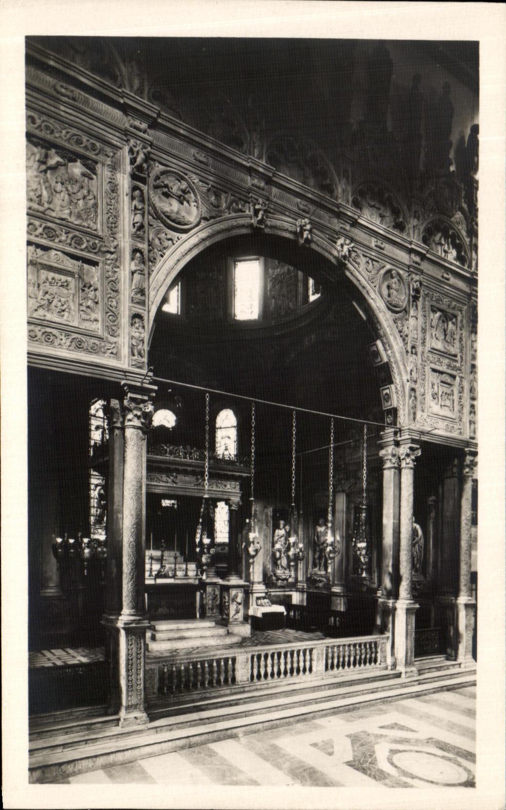 CPA Genova Duemo Altare di S Giovanni Batista