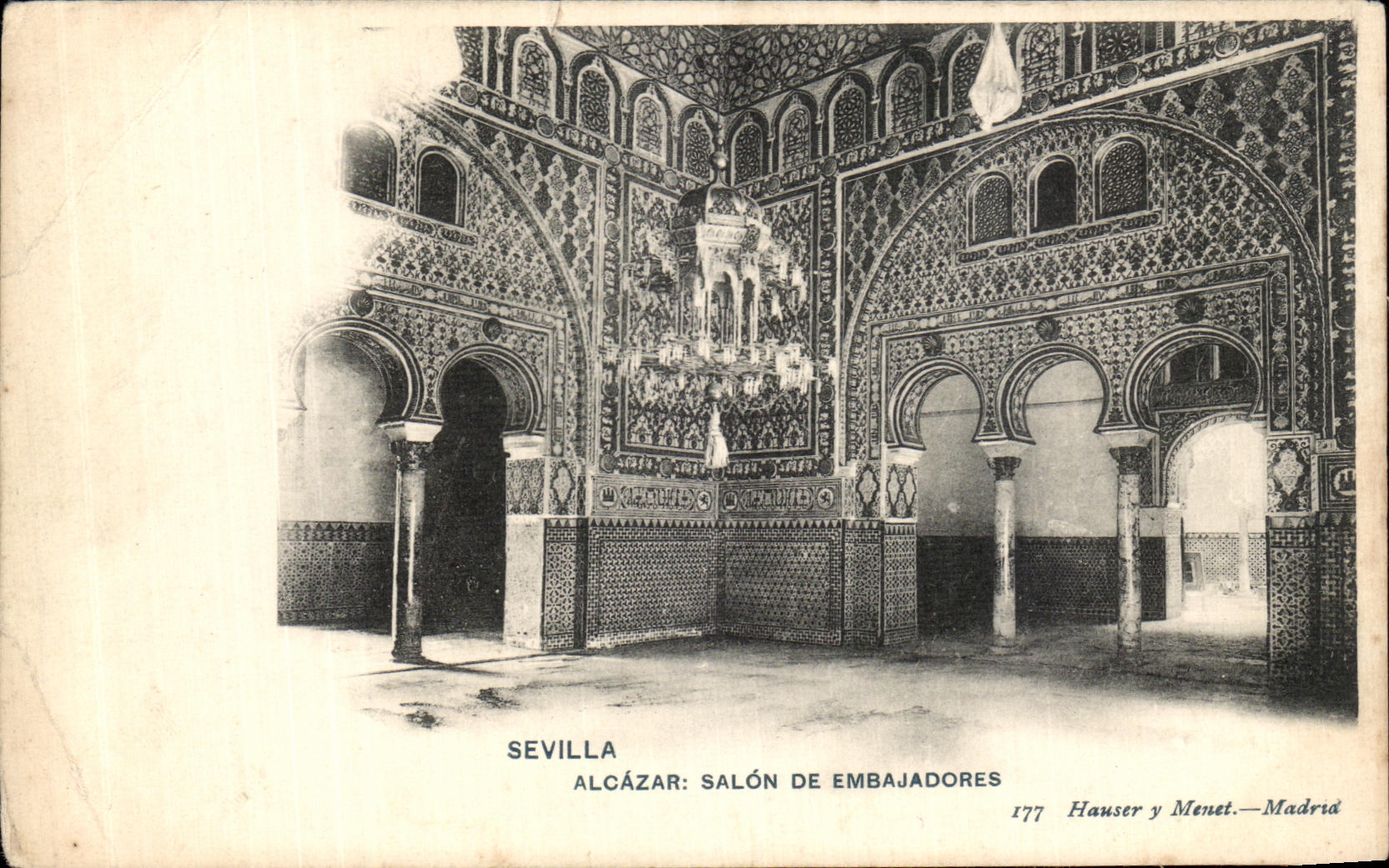 CPA Sevilla Alcazar Salon De Embajadores 