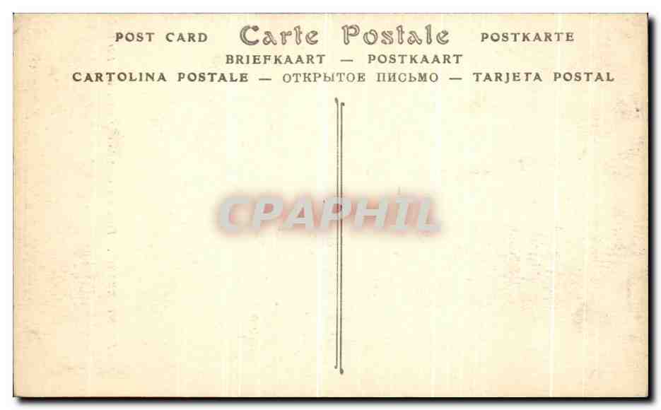 CPA Fuenterrabia Fortaleza Castillo De Carlos V — Rückseite