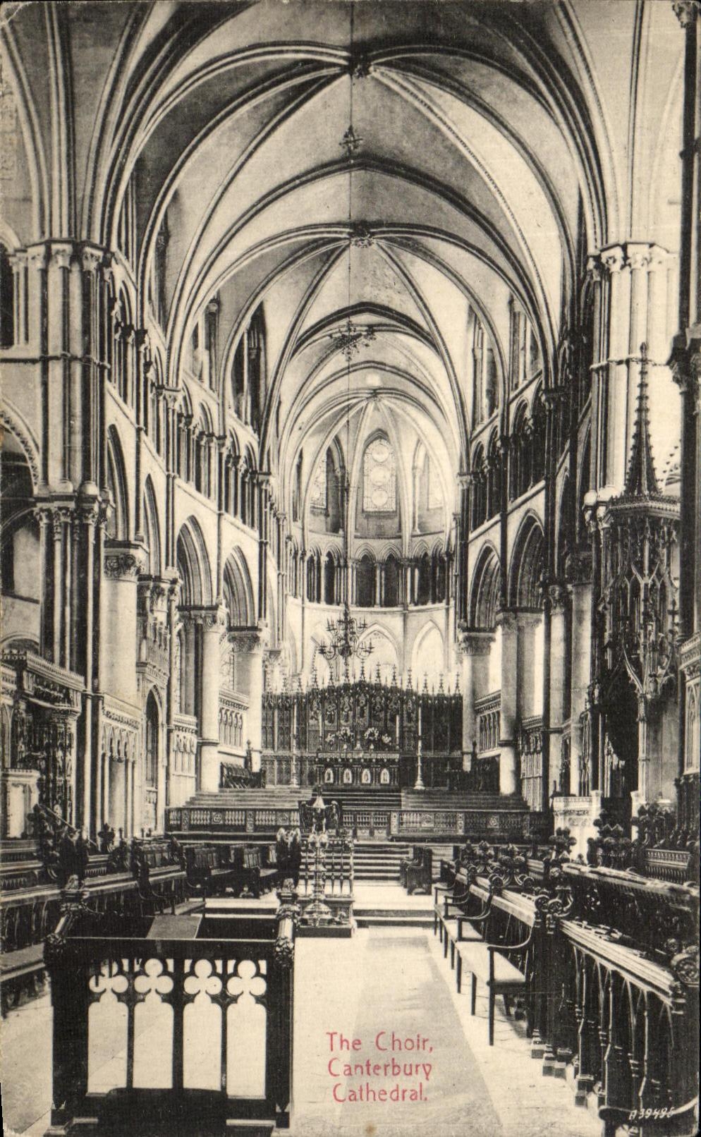 CPA The Choir Canterbury Cathedral