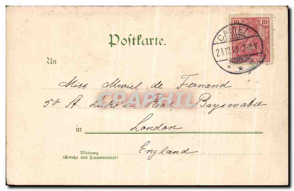 CPA Femme au piano — Rückseite