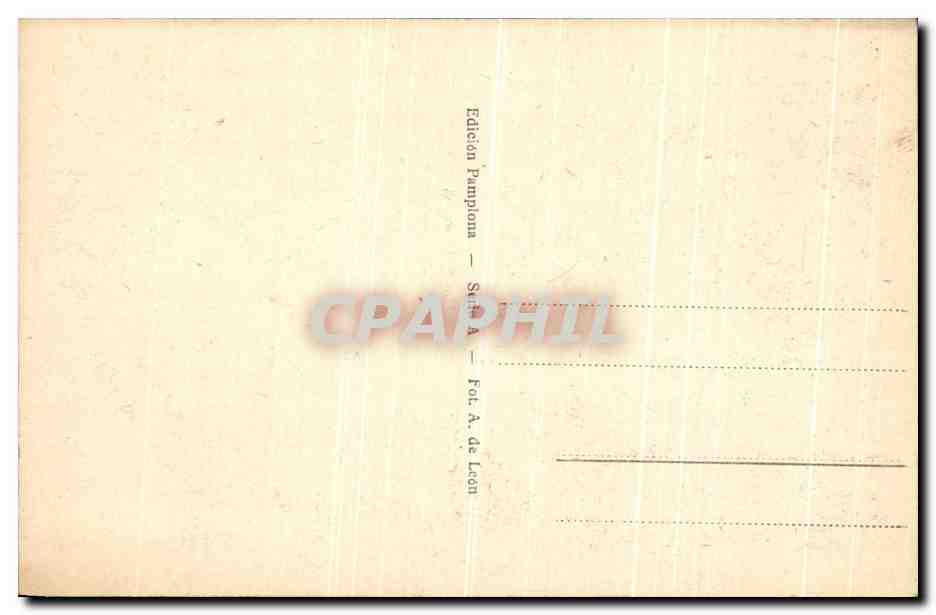 CPA Vista Parcial Desde Sn Lorenzo — Rückseite