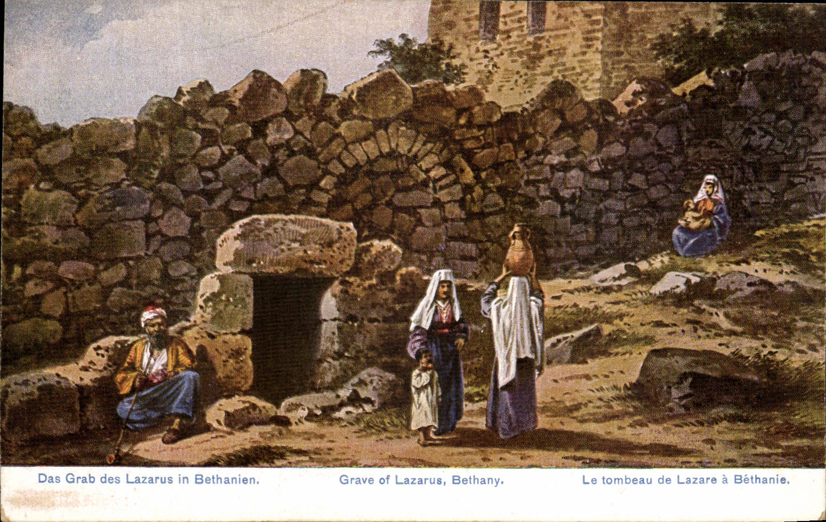 CPA Das Grab Lazarus In Bethany Palestine