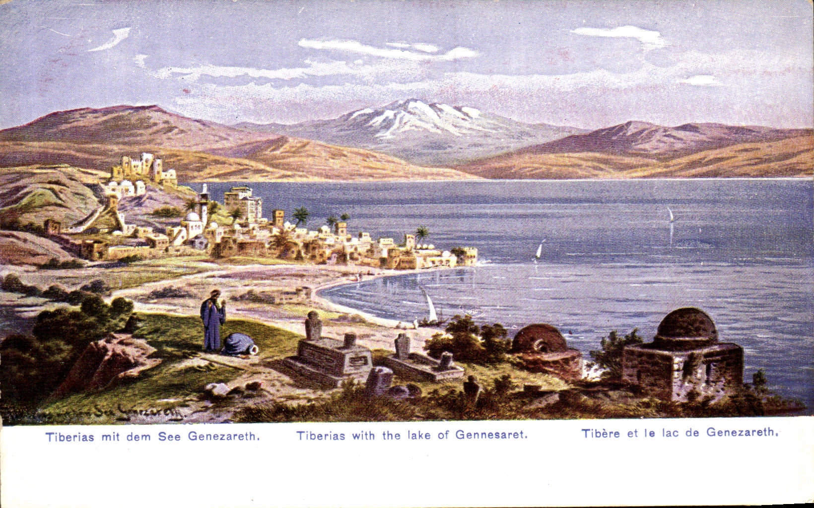 CPA Tiberias Mit Dem See Genezaret Palestine
