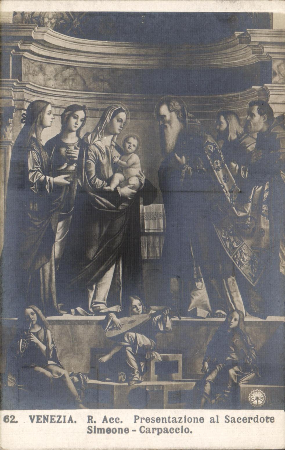 CPA Venezia aee Presentazione al Sacerdote Simeone Carpaccio