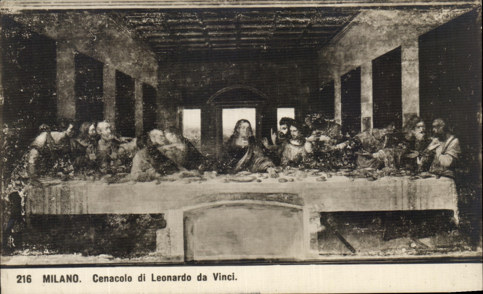 CPA Milano Canacolo di Leonardo da Vinci Christ