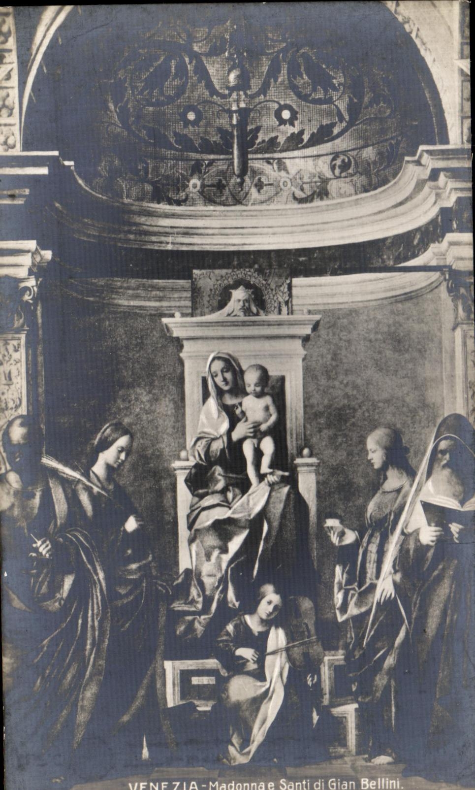 CPA Madonnae Santi di Gian Bellini Venezia