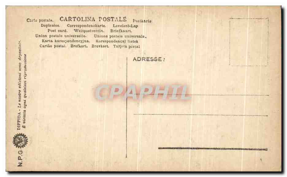 CPA Madonnae Santi di Gian Bellini Venezia — Rückseite