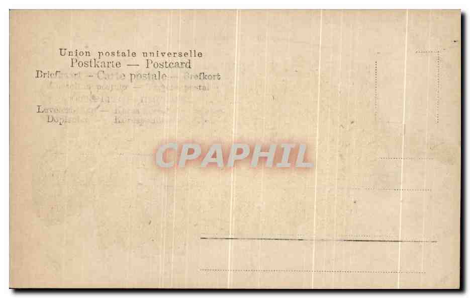 CPA Roma Michelangelo Peccato originale — Rückseite