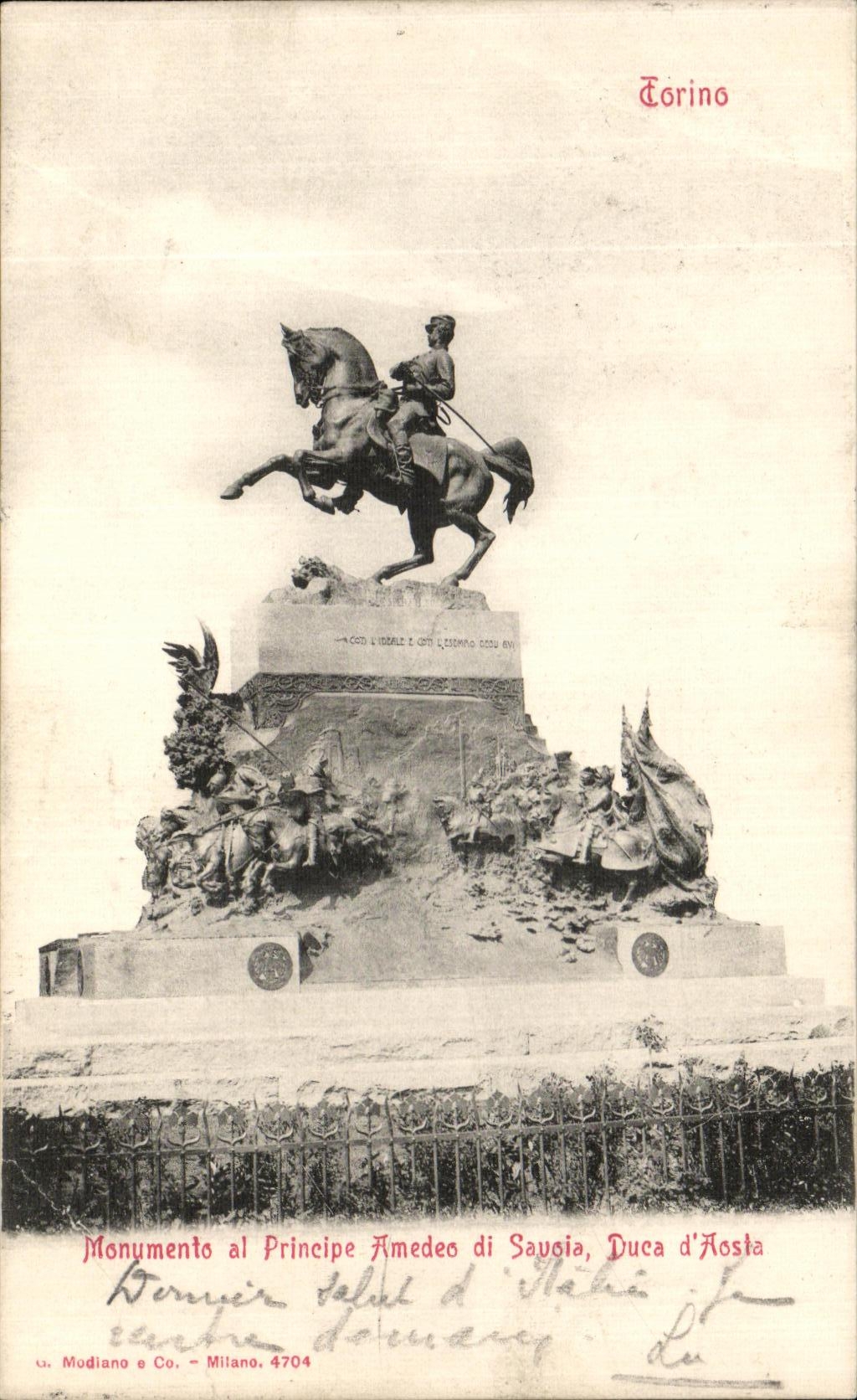 CPA Monumento al principe Amedeo di Savoia Duca d Aosta Torino