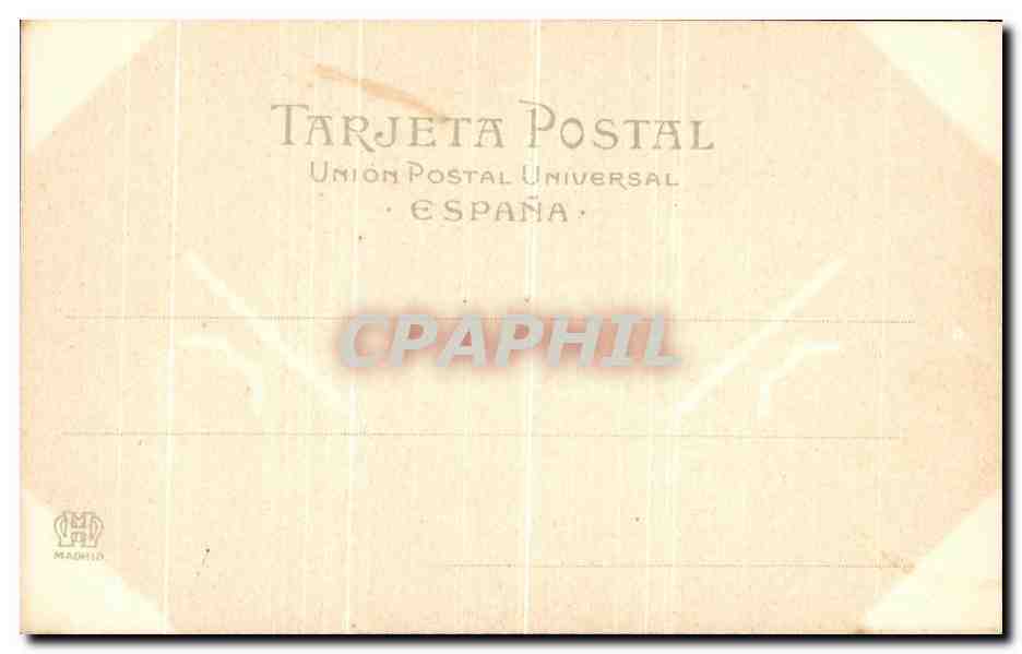CPA Monasterio Del Escorial Palacio Salon De Recepciones — Rückseite