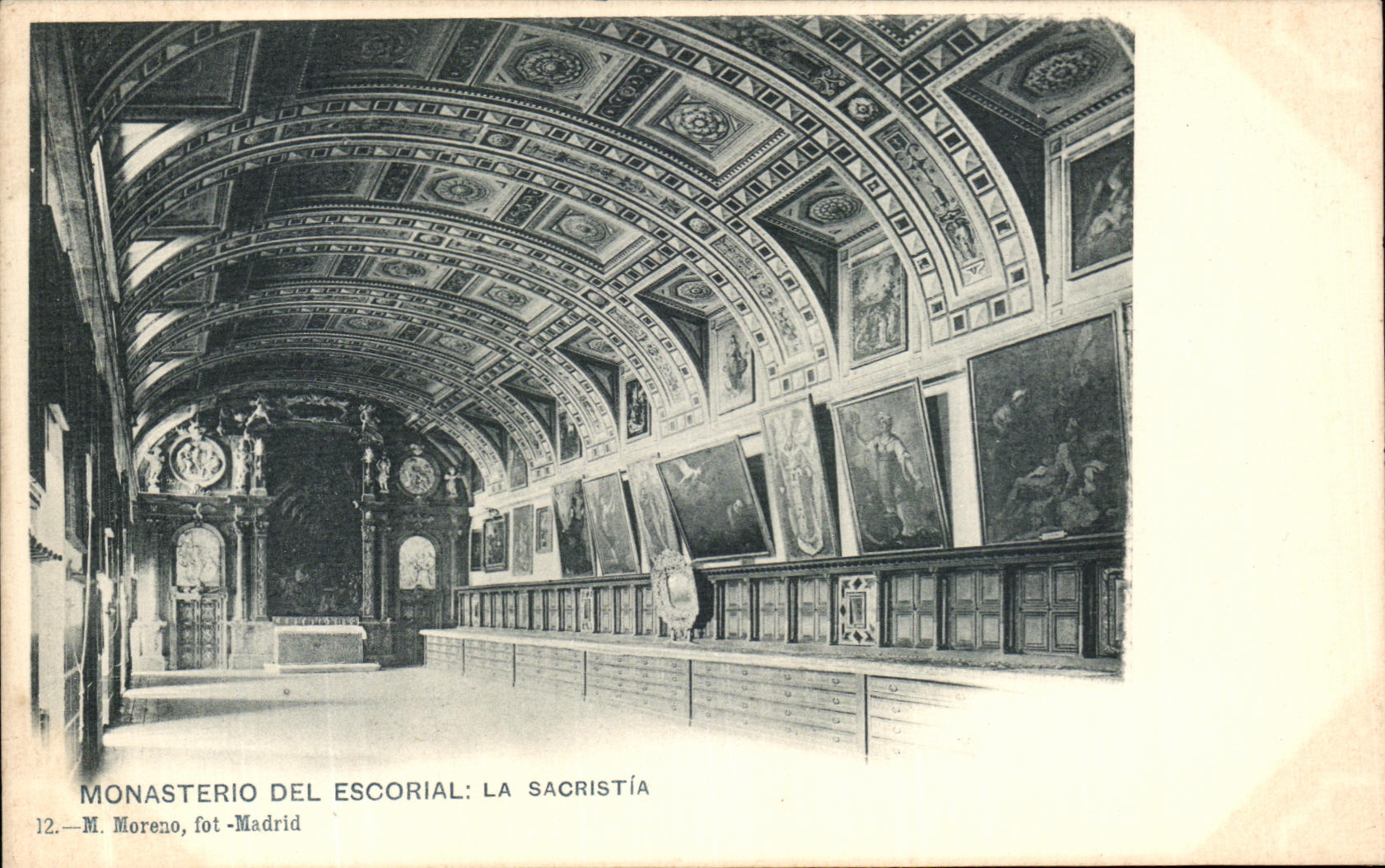 CPA Monasterio Del Escorial La Sacristia