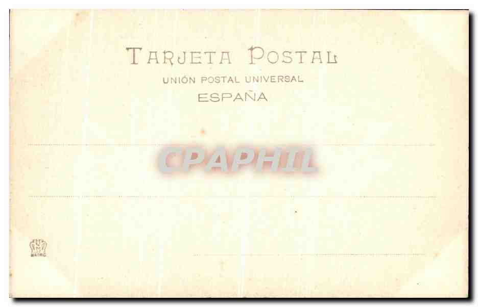 CPA Monasterio Del Escorial La Sacristia — Rückseite