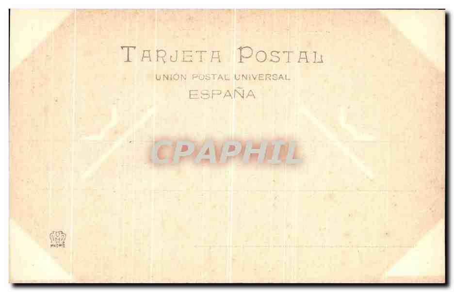 CPA Monasterio Del Escorial Pompeyo Leoni Enterramiento De Felipe II — Back
