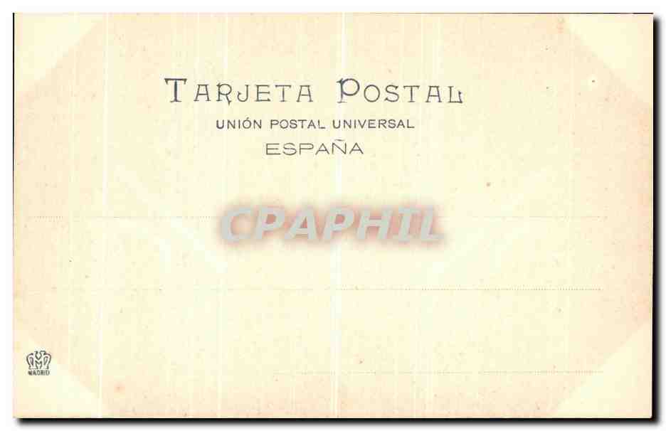 CPA Monasterio Del Escorial Retablo Del Altar Mayor — Back