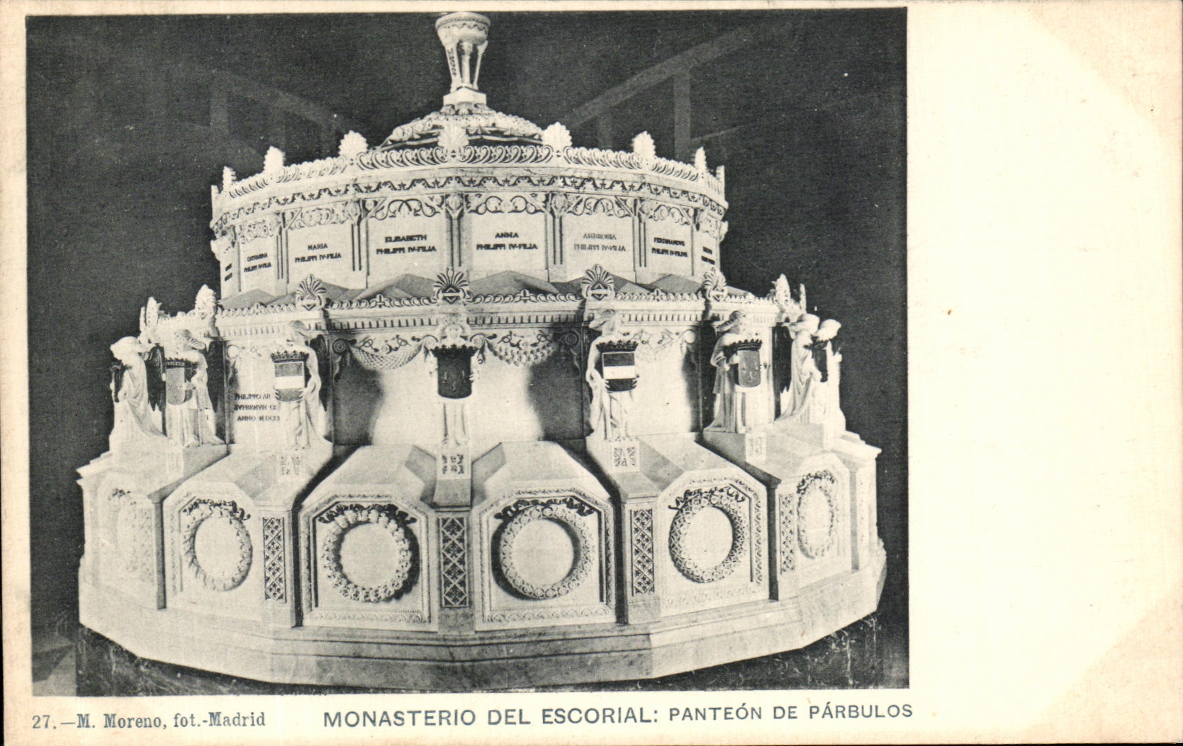 CPA Monasterio Del Escorial Panteon De Parbulos