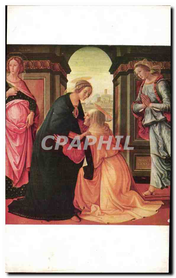 La Visitation — Domenico di Grillandajo — Musée du Louvre (École florentine, Italie 1422)