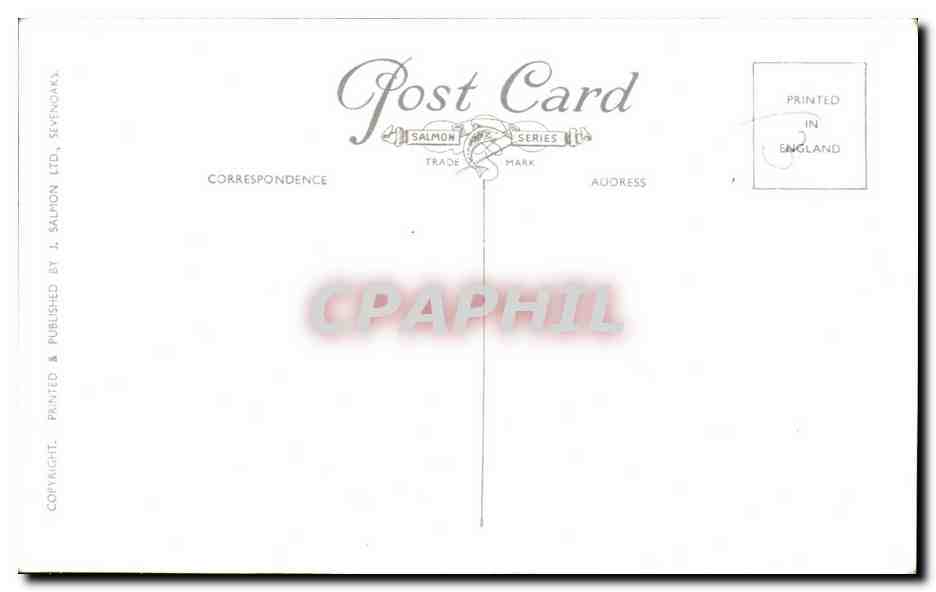 CPA Buckingham Palace Victoria Memorial London — Verso