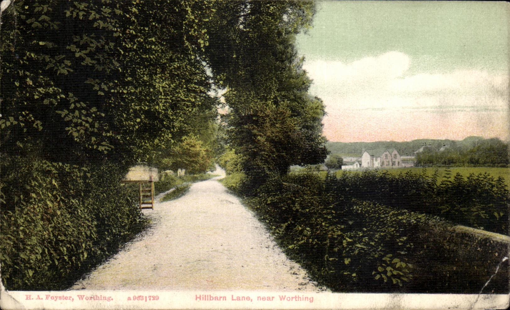 CPA Hillbarn lane near worthing 