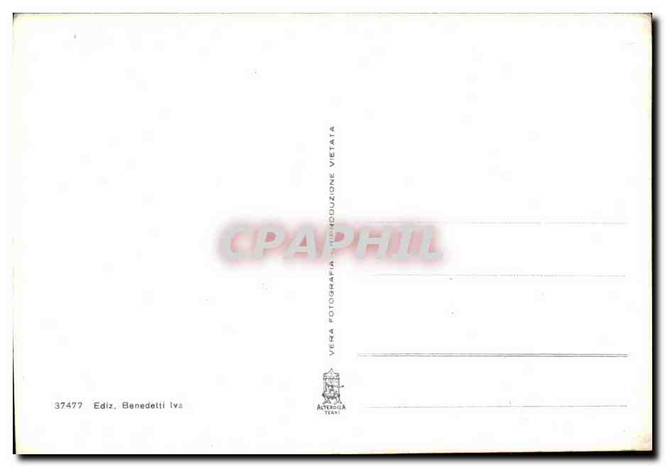 CPA Volterra Il Battistero — Rückseite