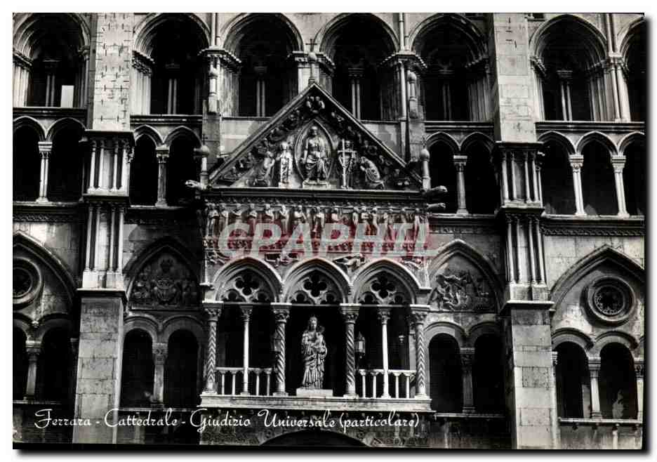 CPA Cattedrale Giudizia Universale Ferrara