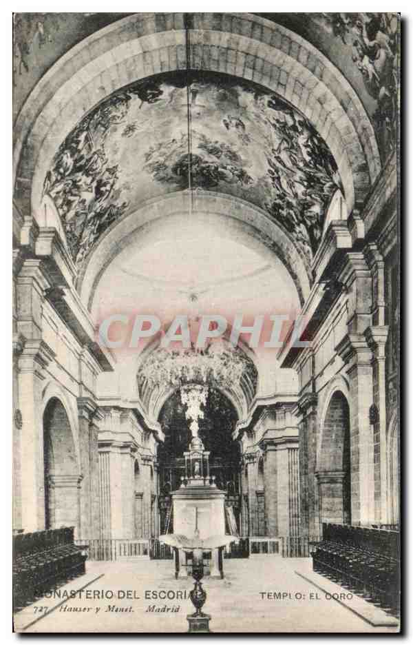 Monasterio del Escorial — Temple: El Dorado — Hauser y Manel, n° 727