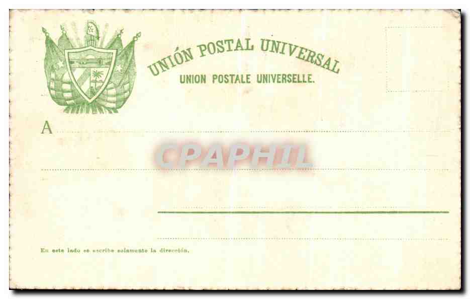 CPA Embarque de Christobal Colon Prisionero en Santo Domingo  — Rückseite