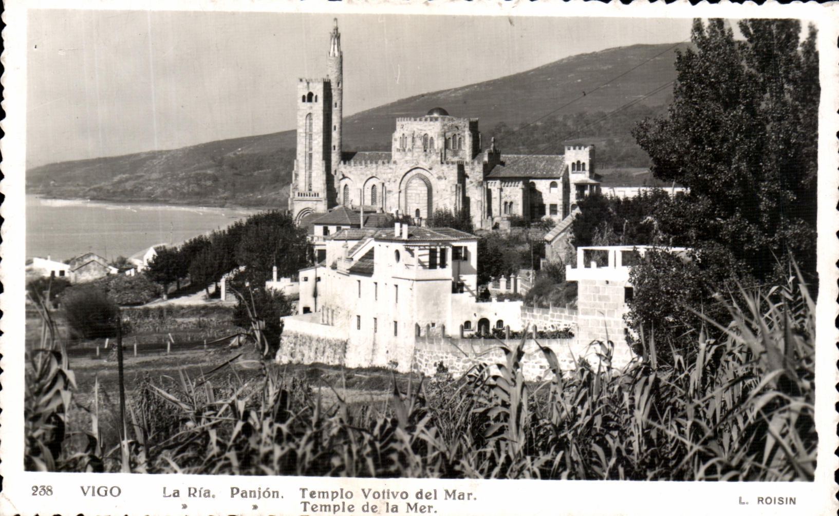 CPA Vigo La Ria Panjon Temple Votivo Del Mar 