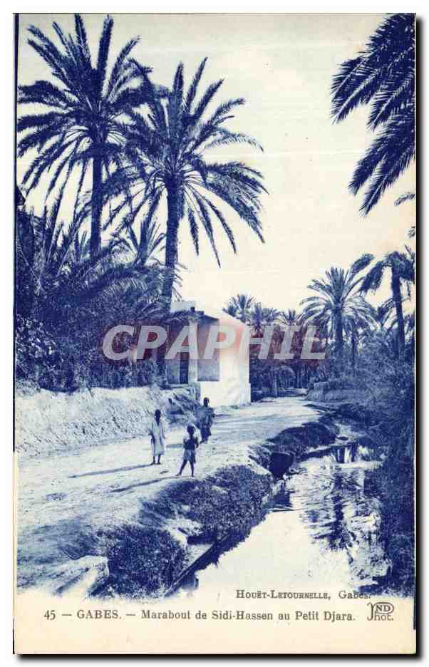 CPA Gabes Marabout de Sidi Hassen au Petit Djara Tunisie