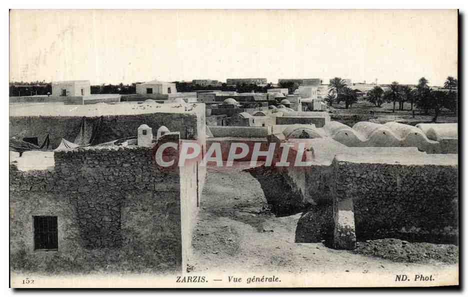 CPA Zarzis Vue Generale Tunisie