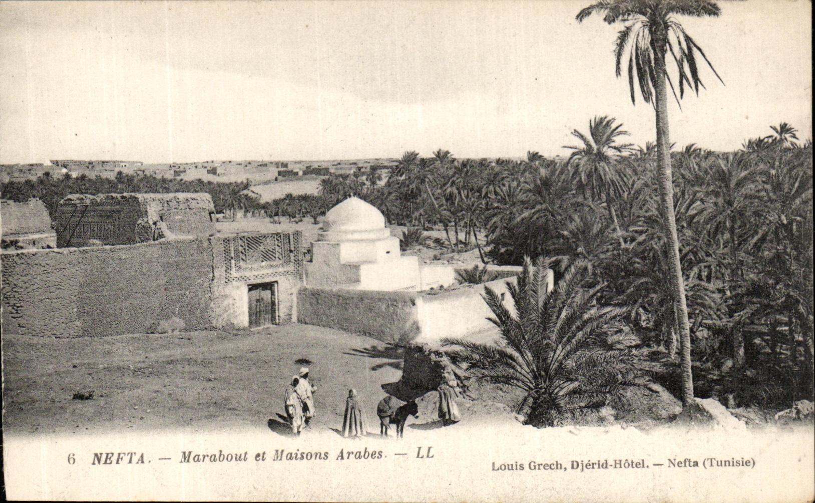 CPA Nefta Marabout et Maisons Arabes Tunisie