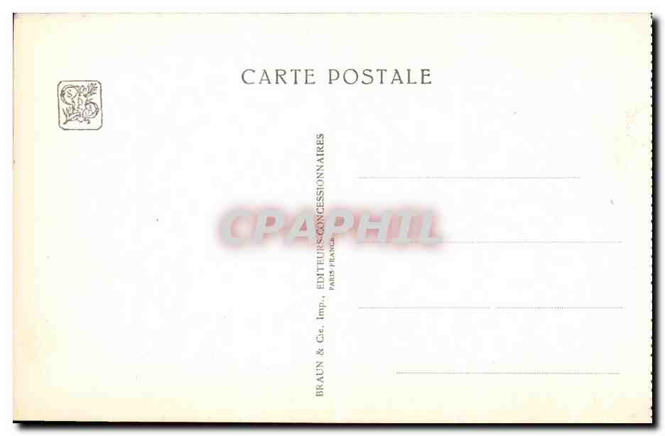 CPA Paris Exposition coloniale internationale Paris 1931 Paris D Angkor Vat Galerie Interieure — Rückseite