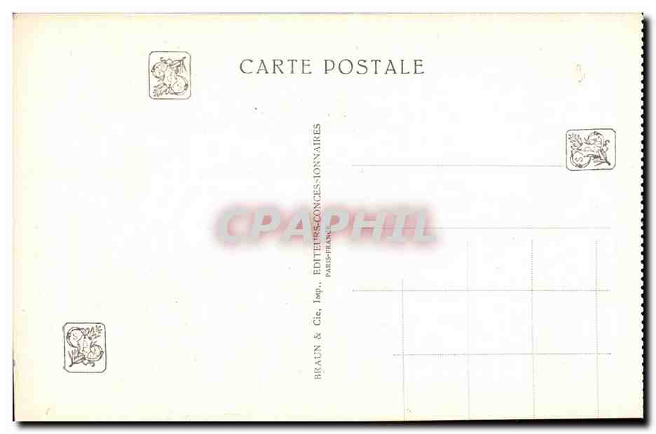 Temple d'Angkor-Vat — Lion et Tour — Exposition Coloniale Internationale — Paris 1931 — Rückseite