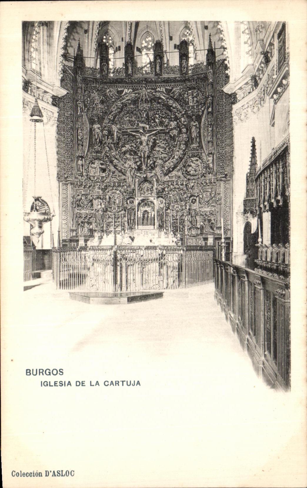 Burgos — Iglesia de la Cartuja — Coleción D'ASLOC