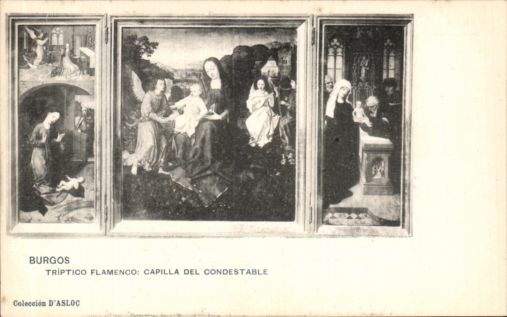 Burgos — Triptyque flamand de la chapelle du Condestable — Collection D'ASLOC