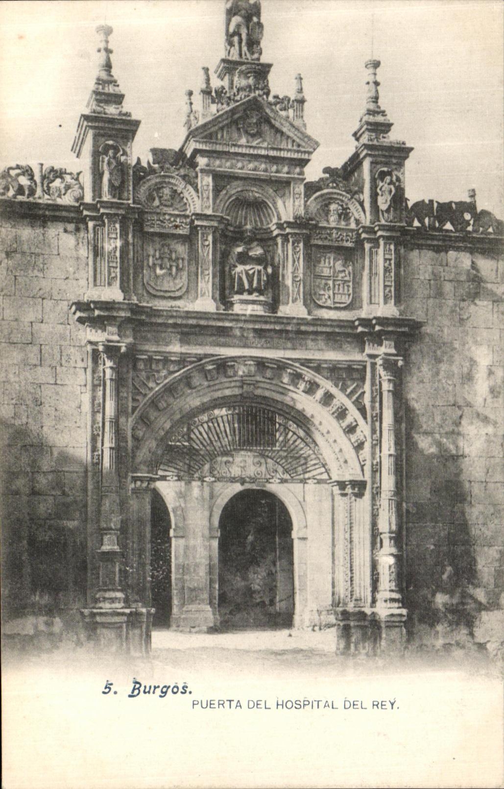 CPA Burgos Puerta Del Hospital Del Rey